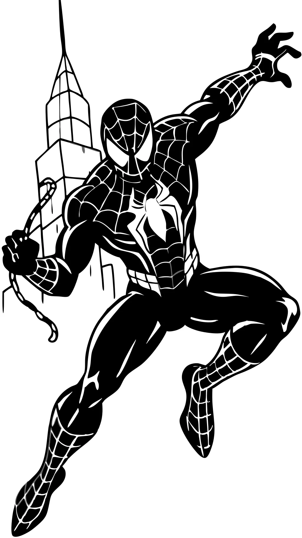 spiderman venom coloring pages